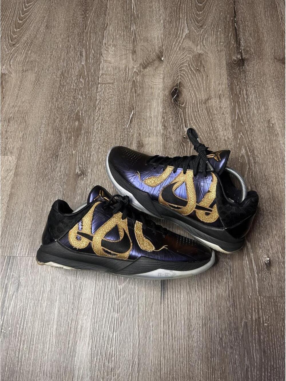 Nike Kobe 5 Year Of Mamba Eggplant black and purple basketball shoes